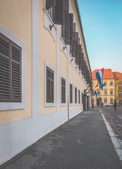 Wall Mural - Urban city architecture of Zagreb