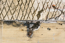 Distressed Yellow Diamond Pattern Concrete Rust Wood Wall Grunge Background Texture