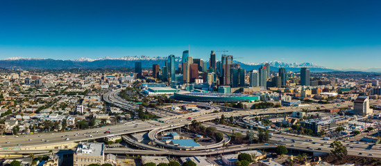 Fototapete - Los Angeles Skyline 