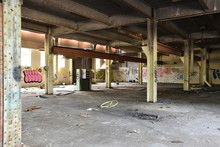 Abandoned Power Station With Unsettling Graffiti