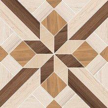 Vintage Ornament.Decorative Pattern.Tile Mosaic.Wooden Texture.Decorative Geometric Floor Wood Tile