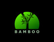 Y Letter Green Bamboo Tree Logo Icon, perfect for Hotel, Restaurant, Tour and Travel.