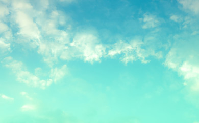 blue sky with beautiful natural white clouds