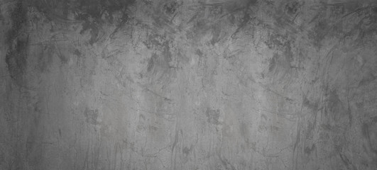 Wall Mural - Dark and gray cement wall background