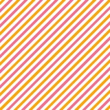 Fototapeta Tęcza - abstract background with white, pink and orange stripes