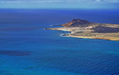 Wall Mural - Lanzarote, La Graciosa, Mirador del Rio