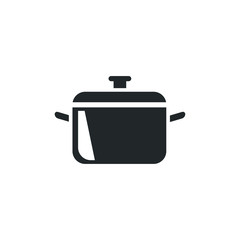 Aufkleber - Pan icon template color editable. pan symbol vector sign isolated on white background illustration for graphic and web design.