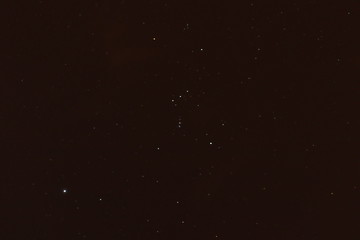 Wall Mural - stars shining in late night sky