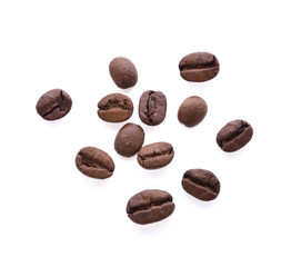 Coffee bean isolated on white