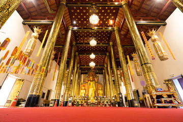 Canvas Print - interior of catholic church