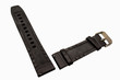 A leather smart watch strap