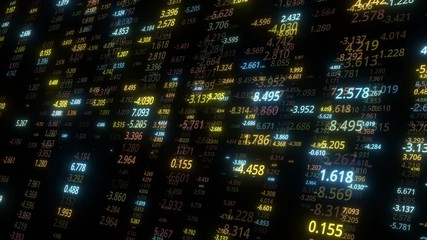 Wall Mural - digital data computer network technology background