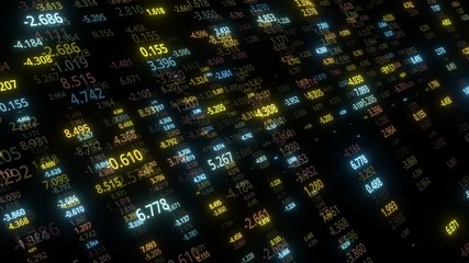 Wall Mural - financial stock market exchange background