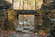 Sope Creek Civil War Ruins window