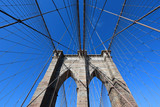 Fototapeta Nowy Jork - Brooklyn Bridge in New York , USA