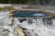 Punch Bowl Spring located on the way to Black Sand Basin in the Upper Geyser Basin, Yellowstone National Park,USA