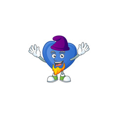 Poster - Blue love mascot cartoon style as an Elf