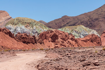 Wall Mural - Valle Arcoiris, Rainbow valley, near San Pedro de Atacama in Chile