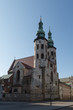 KRAKOW, POLAND - MAY, 12, 2018: Streets of old town in summer