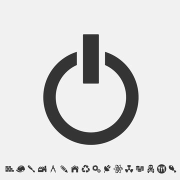 off icon vector for web and graphic design