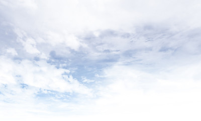 Background of blue sky and white clouds