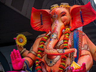 Thousands of devotees bid adieu to Lord Ganesha in Mumbai during Ganesh Visarjan which marks the end of the ten-day-long Ganesh Chaturthi festival