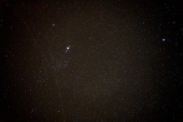 space with nebula and stars background