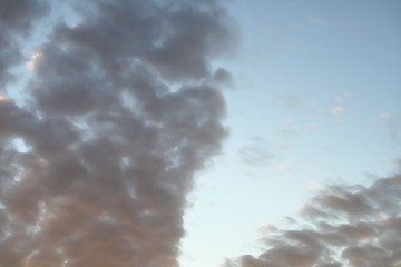 Wall Mural - Most beautiful clouds over Germany during evening