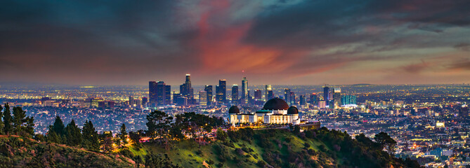 Fototapete - Los Angeles skyline
