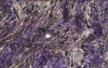 Poster - garnet stone, purple stone surface background with abstract pattern