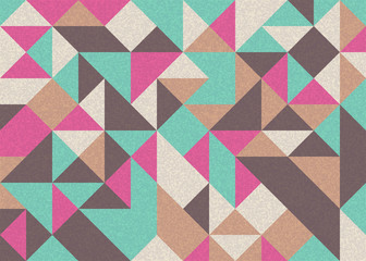 Pattern with random colored Diamonds Generative Art background illustration