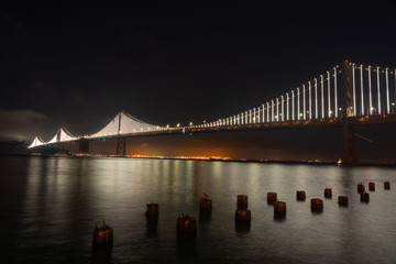 Wall Mural - Amazing view of San Francisco city at night