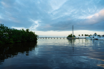 the peace river at Punta Gorda and Port Charlotte	