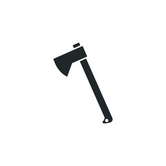 Poster - Axe icon template color editable. Axe symbol vector sign isolated on white background illustration for graphic and web design.