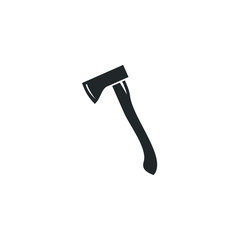 Poster - Axe icon template color editable. Axe symbol vector sign isolated on white background illustration for graphic and web design.