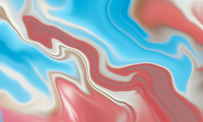 Wall Mural - Blue and red marble texture liquid fluid abstract