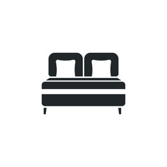 Poster - sofa furniture couch icon template color editable. sofa furniture symbol vector sign isolated on white background illustration for graphic and web design.