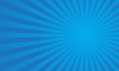 blue sunburst pattern background. vector illustration
