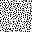 Seamless leopard and cheetah animal pattern