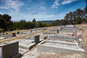 Images from the historical Chinese Cemetery between Derby and Moorina, Tasmania.