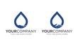 Save water for logo design vector