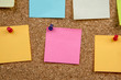 © Koray - blank notes on cork board