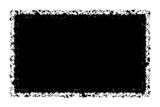Fototapeta  - Grunge black spot on a white background. Abstract ink blot