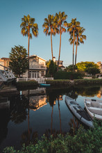 Canal In Venice Beach, Los Angeles, California