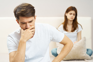 young couple having an argument