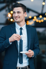 Poster - businessman with arms crossed