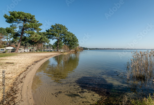 BASSIN D'ARCACHON (France), le lac de Cazaux Tableau sur Toile