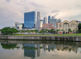 Wall Mural - Clarke Quay in Singapore