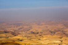 Holy Land, View From The Mount Nebo. View From Mount Nebo In Jordan Where Moses Viewed The Holy Land.