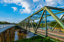 Pai Historical Bridge, Mae Hong Son, Thailand.